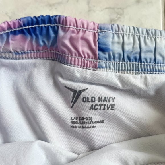 Set of PUMA Graphic Tee Shirt XL & Athletic Active Old Navy Shorts Girls Large - Picture 6 of 8